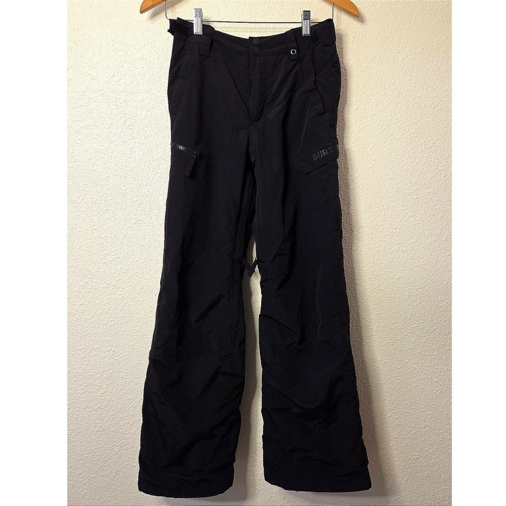 Burton Youth Snowboard Pants L (US 12) Black Insulated Ski Winter Room To Grow